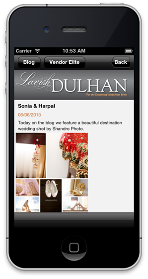 App Snapshot: Lavish Dulhan